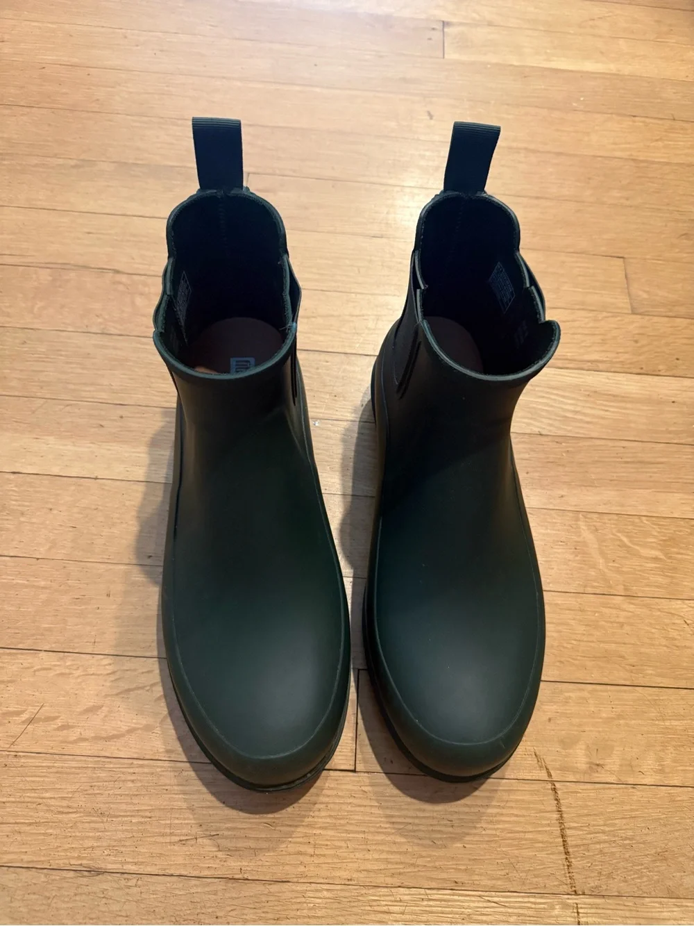 FitFlop Wonderwelly Green Waterproof Chelsea Rain Boots